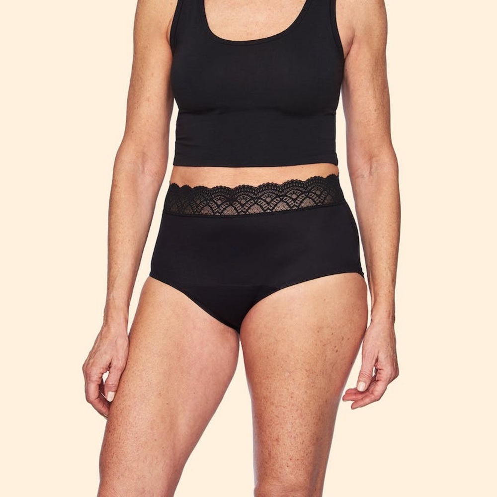 NWT Speax by Thinx Lace High-Waist Leak Protection Underwear in L